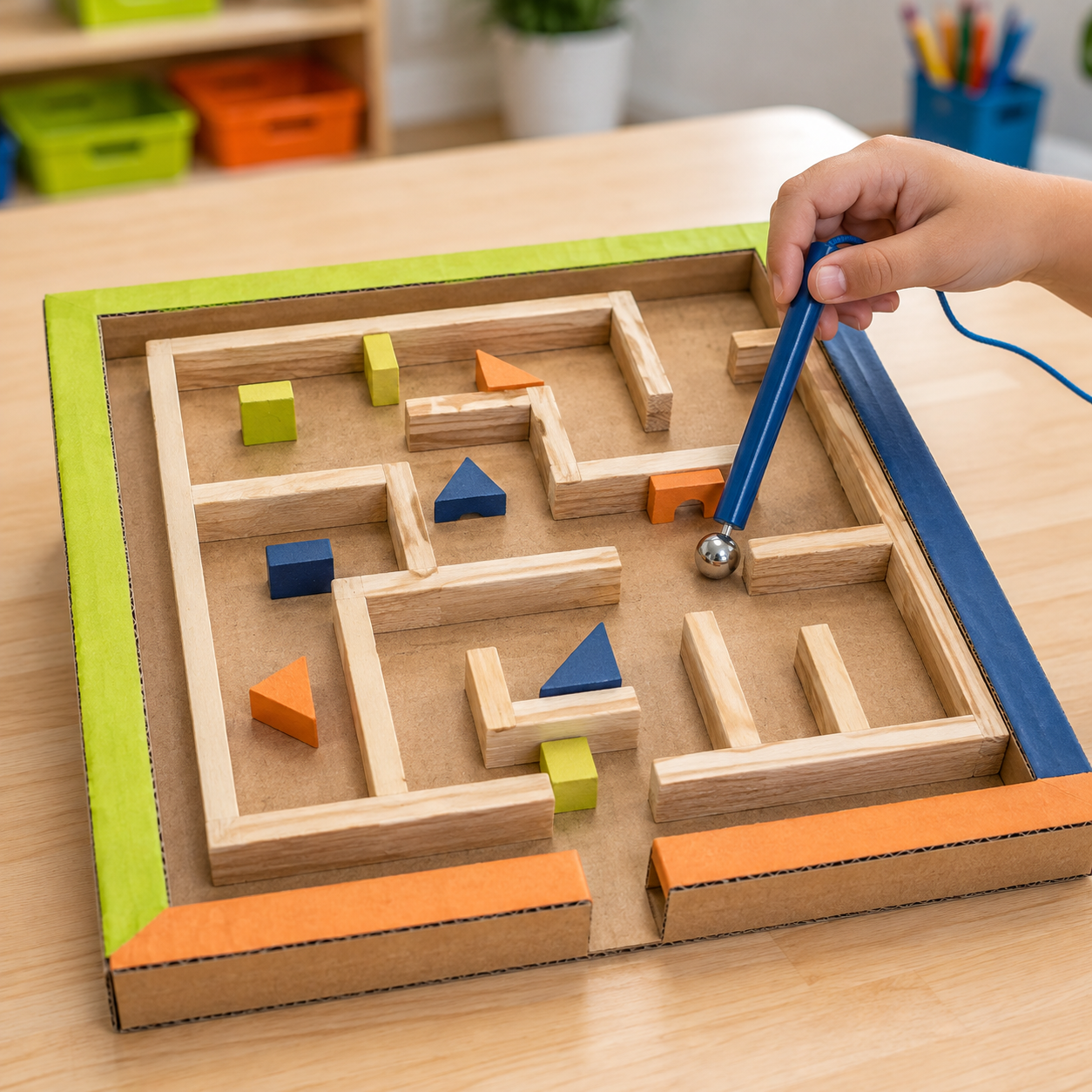 Magnetic Maze STEM project for Class 2